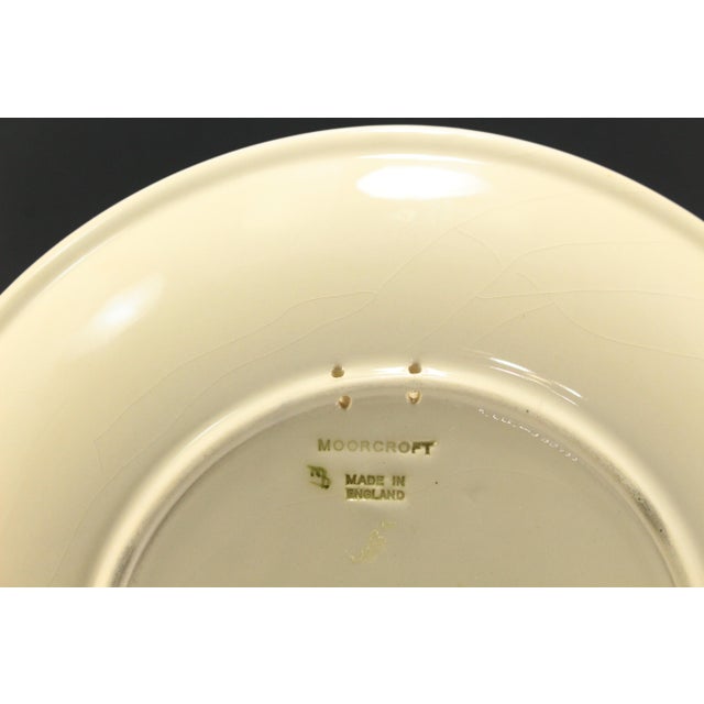 Moorcroft Flambe Pottery Plate With Magnolia Blooms, England 10.5" For Sale - Image 11 of 14