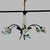 Chandelier in Hand-Painted Ceramic and Metal, 1950s-1960s For Sale - Image 10 of 10