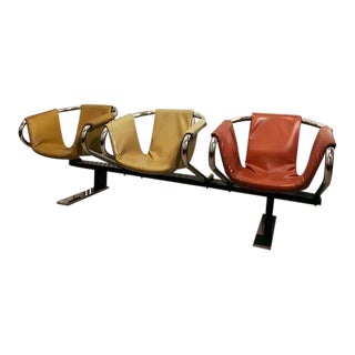 1970s Italian Zermatt Sling Bench by Vecta For Sale