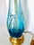 Blue & Clear Seguso Murano Organic Table Lamp For Sale - Image 14 of 15