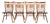 Kipp Stewart for Drexel Declaration Sculpted Walnut Dining Chairs, Set of Four For Sale