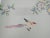 Hand Painted Chinoiserie Wallpaper Mural With Floral Branches, Birds and Botanical Garden Scene For Sale - Image 6 of 11