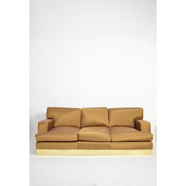 1970s Jacques Charpentiers Style Sofa, 1970s For Sale - Image 5 of 5