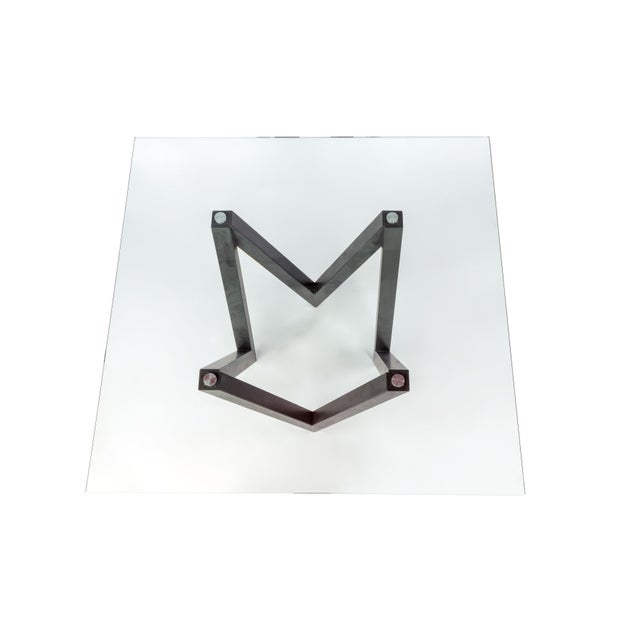 Not Yet Made - Made To Order Vega Dining Table in Black Slate and Glass Design by Joaquín Moll for Meddel For Sale - Image 5 of 8