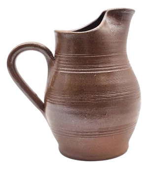 Grès Du Berry French Salt-Glazed Stoneware Pitcher, 7"