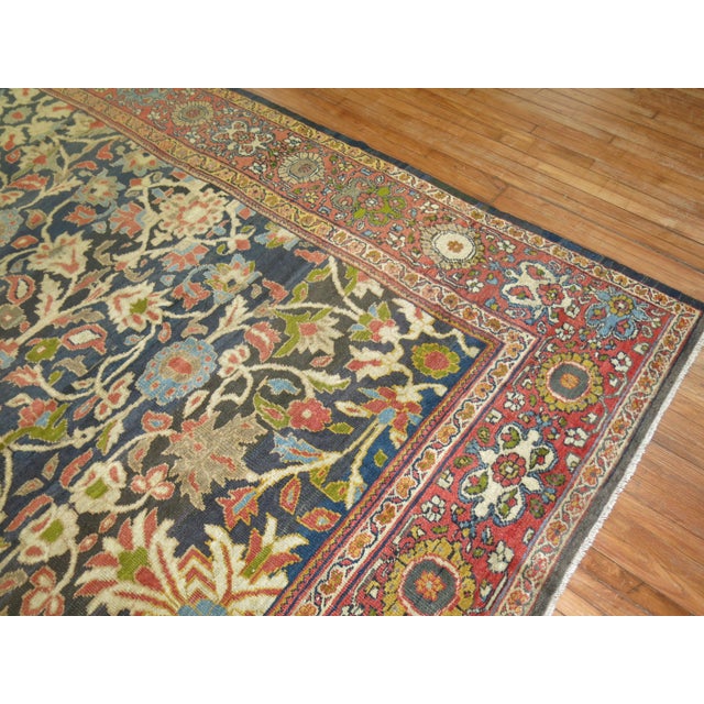 Zabihi Collection 20th Century Sultanabad Carpet Attributed to Ziegler and Co - 10'4" x 13'7" For Sale - Image 4 of 12