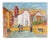 Trevi, Piazza Cortevecchia Ferrara, 2000s, Oil on Canvas For Sale