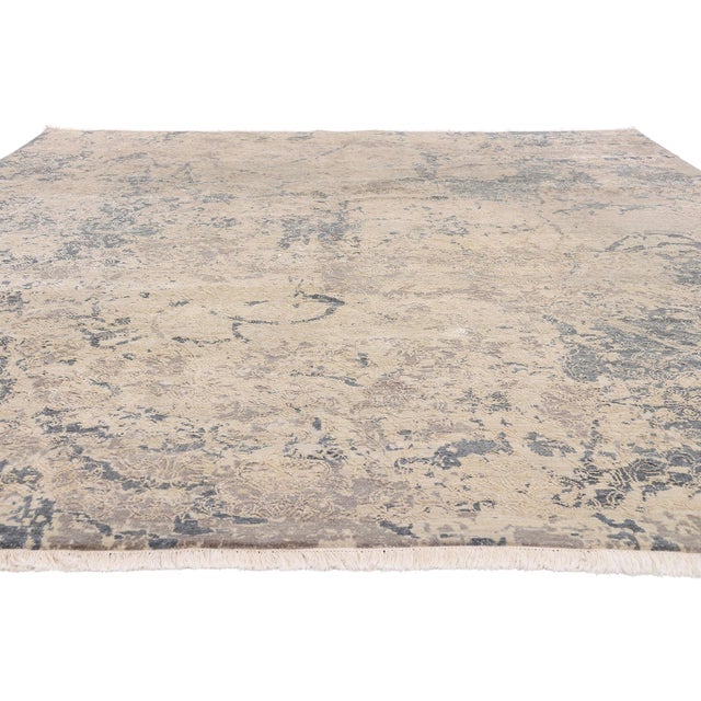 Contemporary Vintage Contemporary Indian Rug, 09'00 X 12'00 For Sale - Image 3 of 10