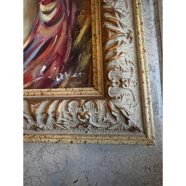 Vintage Framed Oil Painting of Nude Woman For Sale - Image 4 of 6