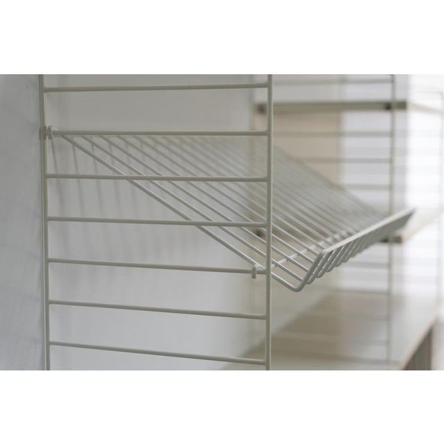 Vintage Shelving System with 2 Record Cabinets by Kajsa & Nils Strinning for String, Sweden, 1960s For Sale - Image 13 of 16