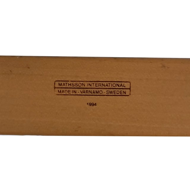 Wood Pernilla Chair by Bruno Mathsson for Mathsson International, 1994 For Sale - Image 7 of 8