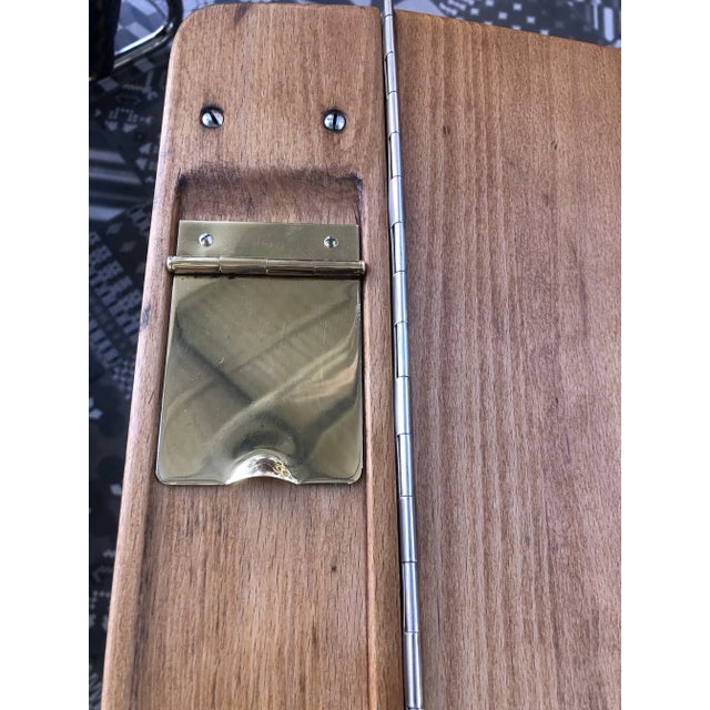 Beech Wood School Table, Czechoslavakia, 1940s For Sale - Image 9 of 14