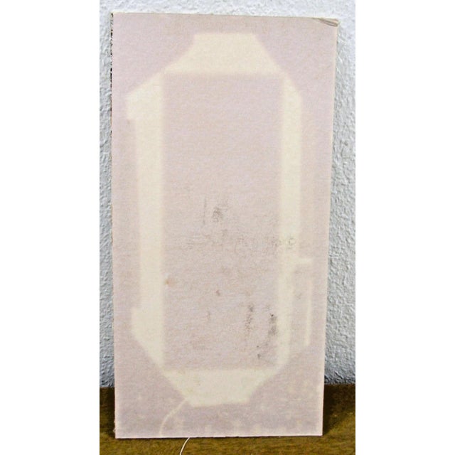 Paper 1950s Fannie Mennen Matted Woodcut Block Print Haiti From Plum Nelly Art Show For Sale - Image 7 of 7