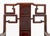 Wood Chinese Modern Rosewood Armchairs and Side Chair Set, 3 For Sale - Image 7 of 13