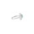 Metal VRJewels Emerald Cut Emerald & Baguette Diamond Halo Ring Size 7 in 14k White Gold For Sale - Image 7 of 14