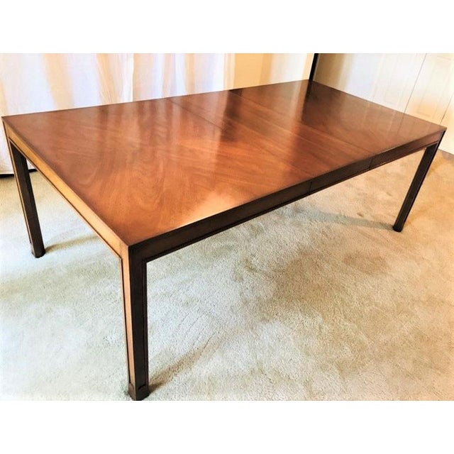 1960s Mid Century Modern John Stuart Dining Room Table With 2