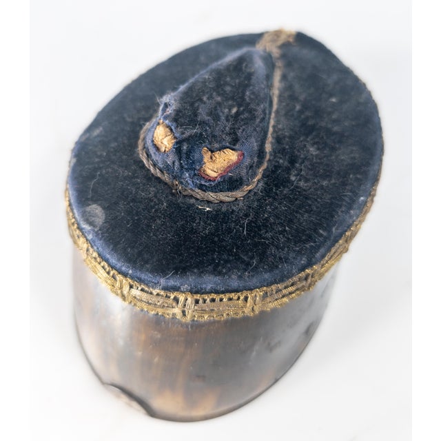 Brown 19th Century Rustic Horse Hoof Pin Cushion or Paperweight With Horseshoe For Sale - Image 8 of 10