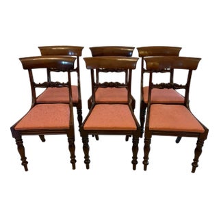 Antique William IV Mahogany Dining Chairs, 1835, Set of 6 For Sale
