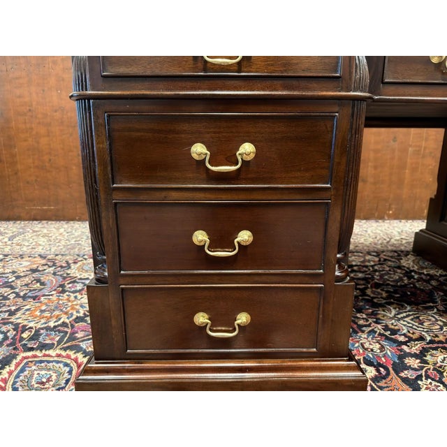 Vintage English Desk in Teak For Sale - Image 12 of 18