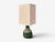 1976 Swedish Modern, Table Lamp, Green Glazed Stoneware, Crochet Shade For Sale In New York - Image 6 of 12