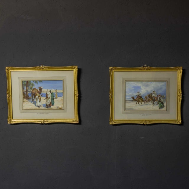 Vintage Watercolors by Arthur Keith, Set of 2 For Sale - Image 17 of 17