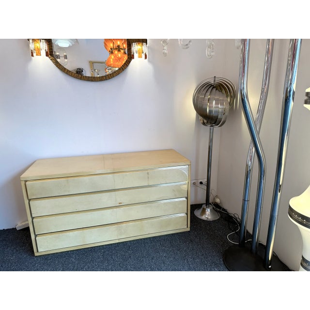 Space Age Metal Floor Lamp by Henri Mathieu, France, 1970s For Sale - Image 11 of 12