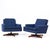 Mid-Century Modern Fredrik Kayser Model 807 Mid Century Norwegian Swivel Lounge Chairs - Pair For Sale - Image 3 of 12