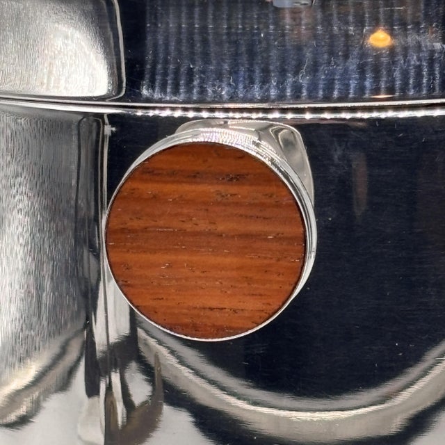 Mid 20th Century Mid-Century Modern Stainless Steel Ice Bucket by Hormel Corp For Sale - Image 4 of 10