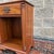 Wood Vintage Kling Furniture Chippendale Solid Mahogany Nightstand With Drawer and Open Cabinet For Sale - Image 7 of 16