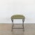 Not Yet Made - Made To Order Iron Loop Bench, Green Linen For Sale - Image 5 of 9