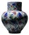 Handmade Ceramic Large Palace Vase (50cm) – Grand Red & Blue Tulip Pattern – Monumental Statement Piece For Sale