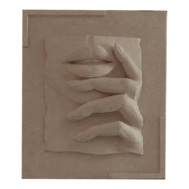 Lips and Mouth Wall Art Sculpture No.23 by Marcela Cure For Sale