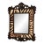 Large Ralph Lauren Style Zebra Mirror by Maitland Smith For Sale