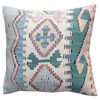 Turkish Rug 15" X 15" Pillow Sham For Sale