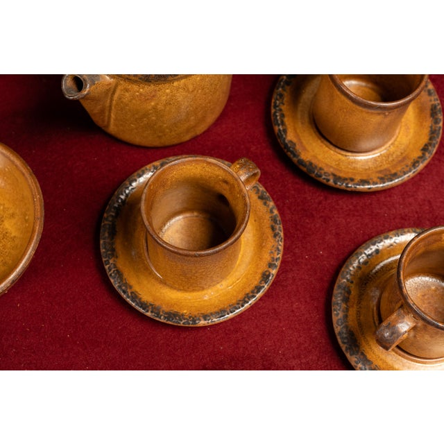 Vintage 20-Piece McCoy Pottery "Canyon Mesa" Dinner & Tea Set For Sale - Image 10 of 13