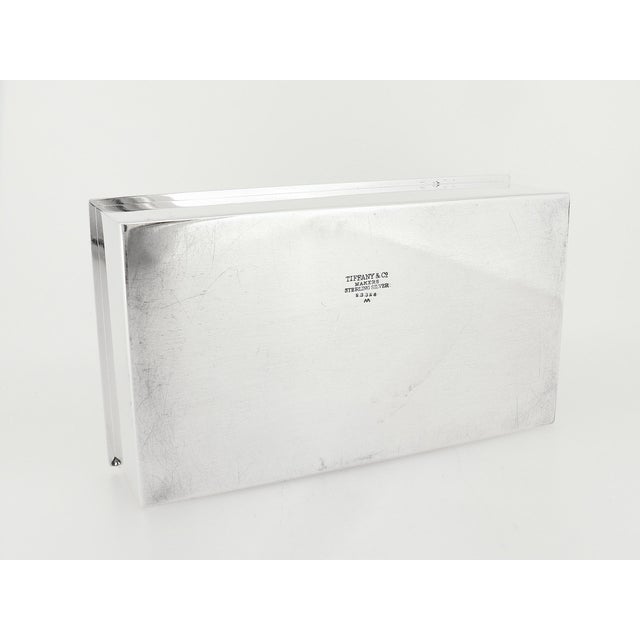 Mid-Century Tiffany & Co. Sterling Silver Wood Lined Dresser or Table Box For Sale - Image 12 of 18