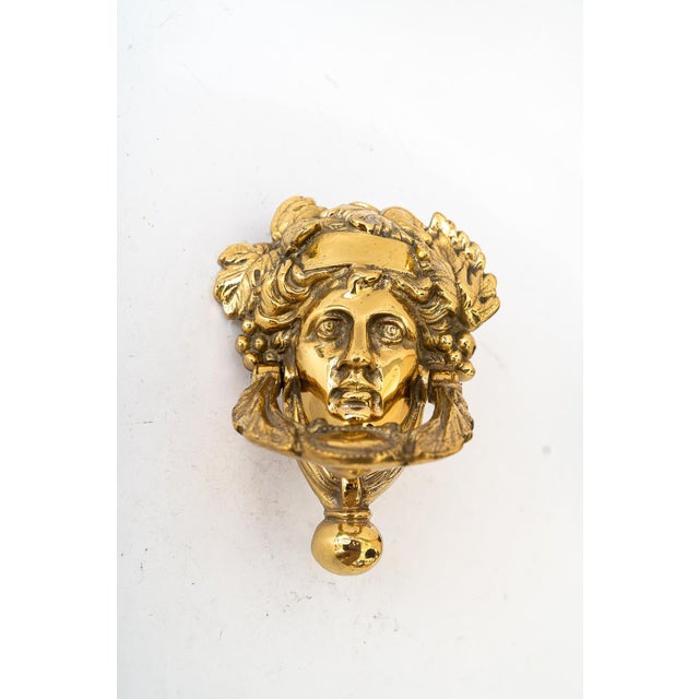 Art Deco Brass Door Knocker, 1920s For Sale - Image 4 of 12