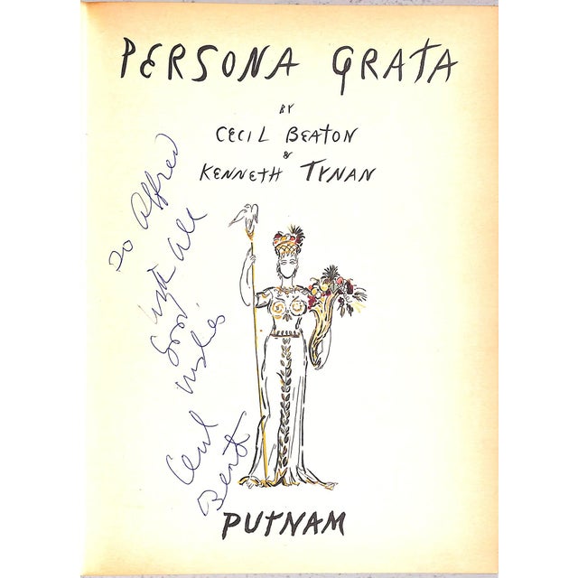 Traditional "Persona Grata" 1953 Beaton, Cecil (Inscribed) For Sale - Image 3 of 12