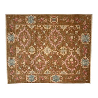 1970s Vegetable Dye Oushak , 9' X 11' For Sale