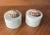 Figurative 1970s Fitz and Floyd Hand-Painted Seashell Ceramic Canisters-a Pair For Sale - Image 3 of 6