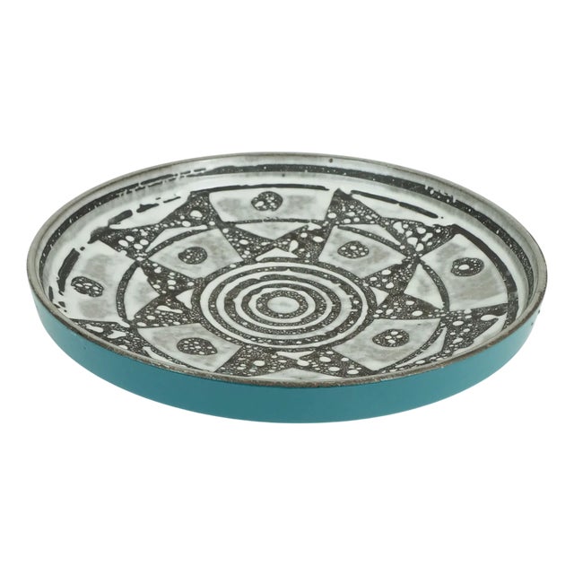 Large Mid-Century Grey and Brown Glazed Ceramic No. 1075-31 Ankara Bowl from Carstens Tönnieshof, 1960s For Sale