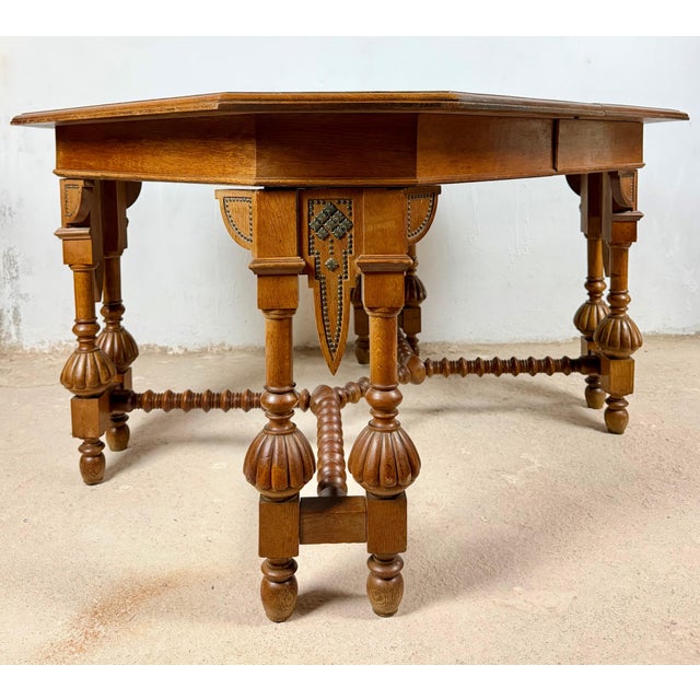 Spanish Renaissance Revival Table, 20th Century For Sale - Image 9 of 13