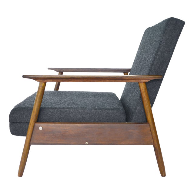 Vintage Convertible Sleeping Armchair by Valerija Ema Cukermanienė for Vilniaus Baldų Kombinatas, 1960s For Sale
