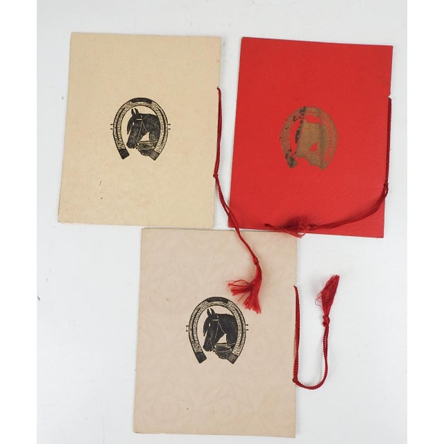 Red 1930s Holiday Programs Battery D 83rd Field Artillery Ft. Bragg Nc Books - Set of 3 For Sale - Image 8 of 8