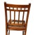 1920's Victorian American Chestnut Cane Seat Side Desk Chair For Sale - Image 13 of 17