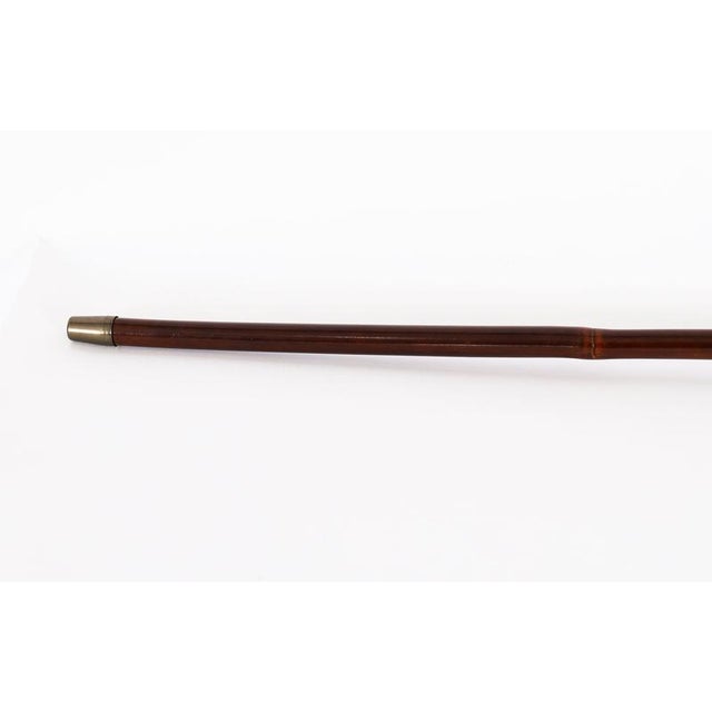 Antique French Gold Plate Walking Stick in Sevres Porcelain, 1800s For Sale - Image 17 of 18