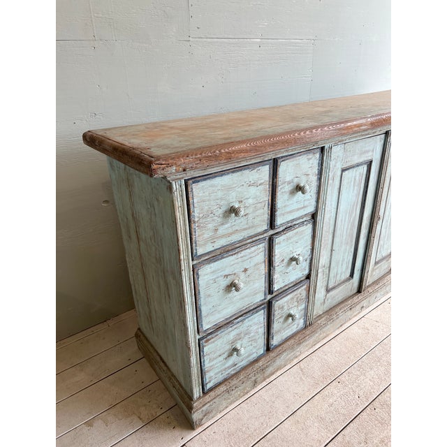 Italian Italian Painted Multi Drawer, Sideboard Credenza For Sale - Image 3 of 11