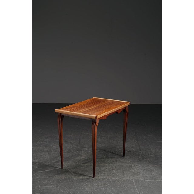 Wood Art Deco Side Table, 1930s For Sale - Image 7 of 18