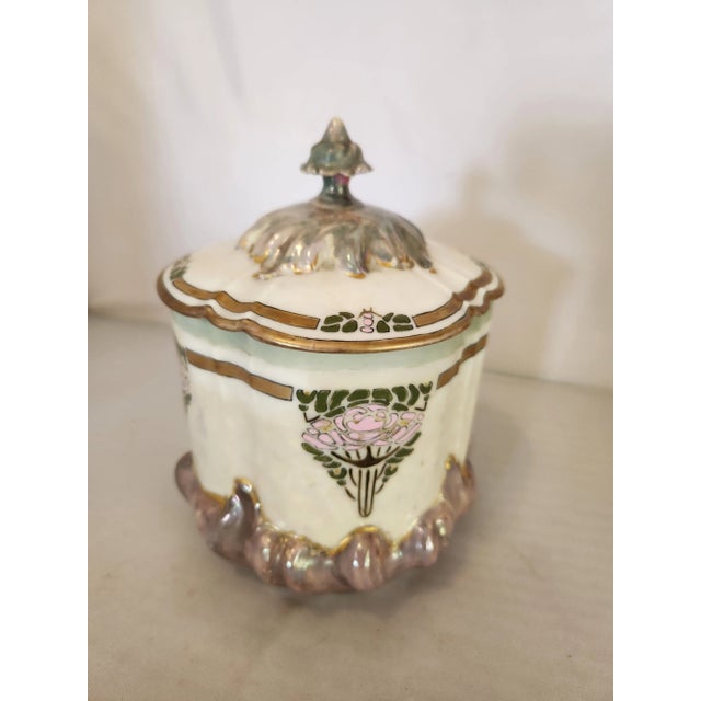 Art Deco Limoges Biscuit Canister Bawo & Dotter Elite Limoges France, (1896-1900) For Sale - Image 11 of 11