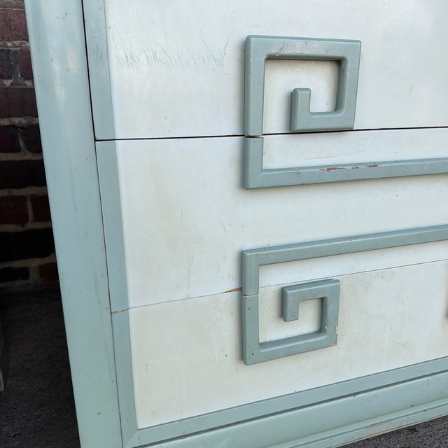 Pair of Kittinger Greek Key 3-Drawer Chests / Nightstands For Sale - Image 12 of 12